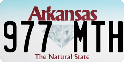 AR license plate 977MTH