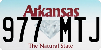 AR license plate 977MTJ