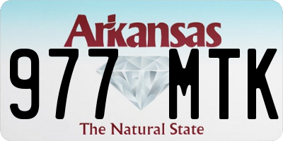 AR license plate 977MTK