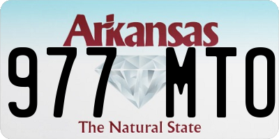 AR license plate 977MTO