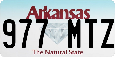 AR license plate 977MTZ