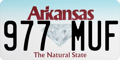 AR license plate 977MUF