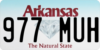 AR license plate 977MUH