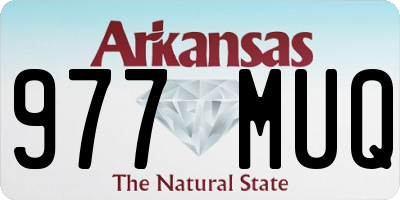 AR license plate 977MUQ