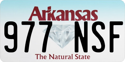 AR license plate 977NSF