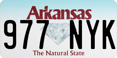 AR license plate 977NYK