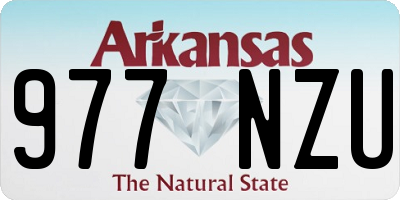 AR license plate 977NZU