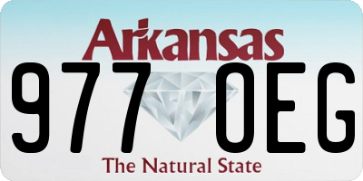 AR license plate 977OEG