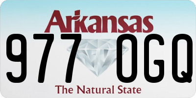 AR license plate 977OGQ