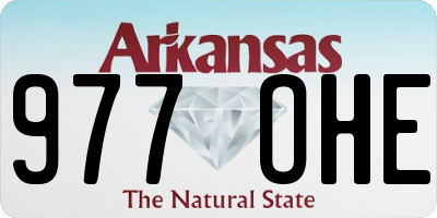 AR license plate 977OHE