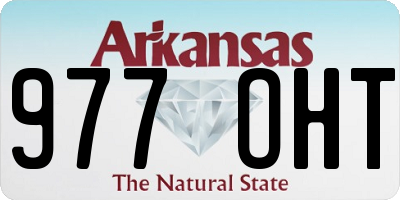 AR license plate 977OHT