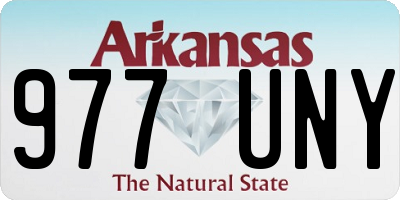 AR license plate 977UNY