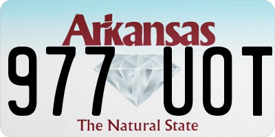 AR license plate 977UOT