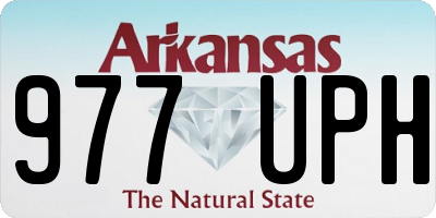 AR license plate 977UPH