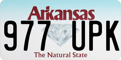 AR license plate 977UPK
