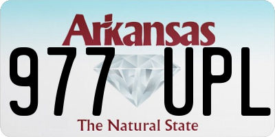 AR license plate 977UPL