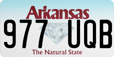 AR license plate 977UQB