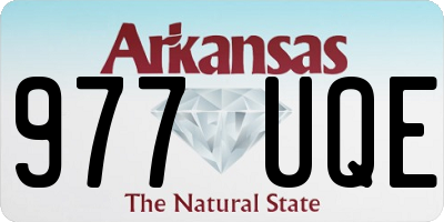 AR license plate 977UQE