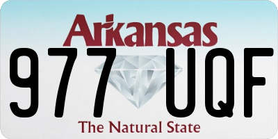 AR license plate 977UQF
