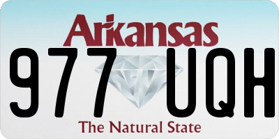 AR license plate 977UQH