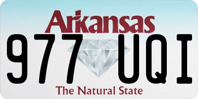 AR license plate 977UQI