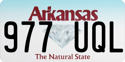AR license plate 977UQL
