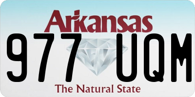 AR license plate 977UQM