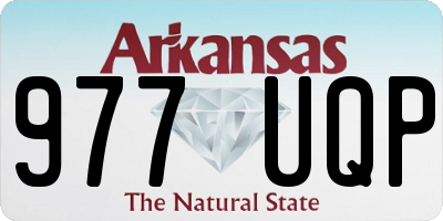 AR license plate 977UQP
