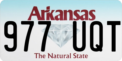 AR license plate 977UQT