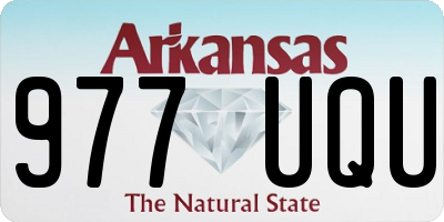 AR license plate 977UQU
