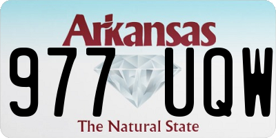 AR license plate 977UQW