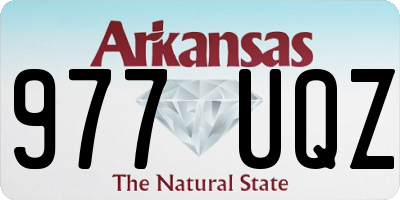 AR license plate 977UQZ