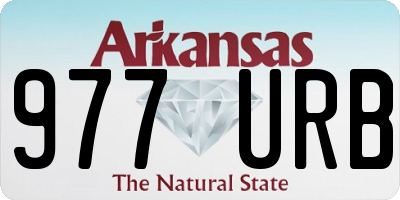 AR license plate 977URB
