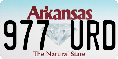 AR license plate 977URD