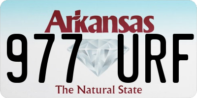 AR license plate 977URF
