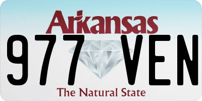 AR license plate 977VEN