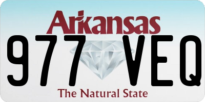 AR license plate 977VEQ