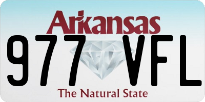 AR license plate 977VFL