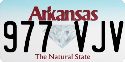 AR license plate 977VJV