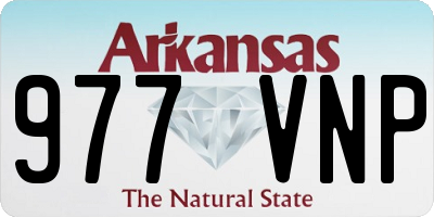 AR license plate 977VNP