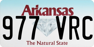 AR license plate 977VRC
