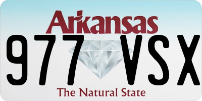 AR license plate 977VSX