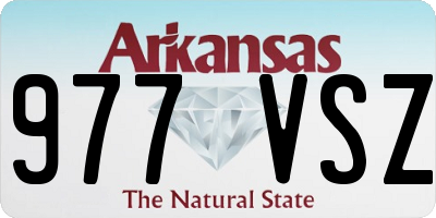 AR license plate 977VSZ