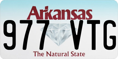 AR license plate 977VTG