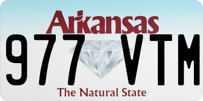 AR license plate 977VTM