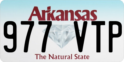 AR license plate 977VTP