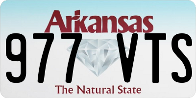AR license plate 977VTS