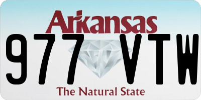 AR license plate 977VTW
