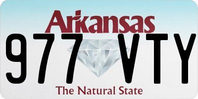 AR license plate 977VTY