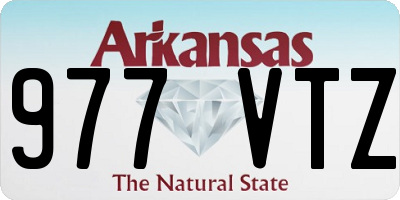 AR license plate 977VTZ